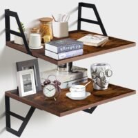 dou set of 2 deep floating shelves