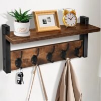 orapoke wall shelf with hooks
